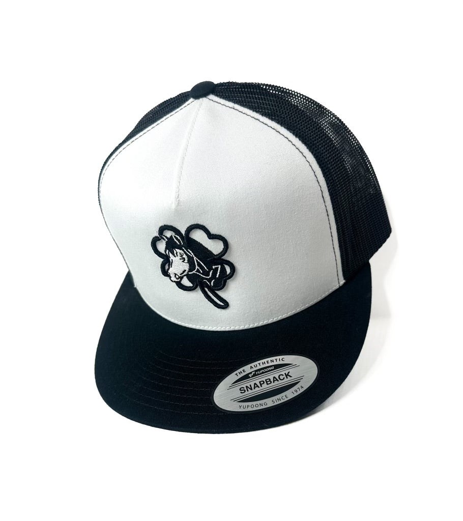 Lucky 7 Black/White Hat