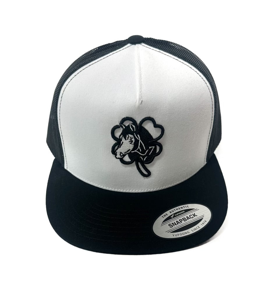 Lucky 7 Black/White Hat