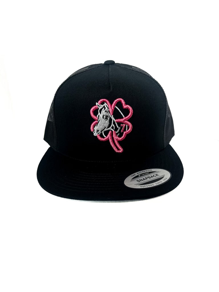 Lucky 7 Pink Clover Hat