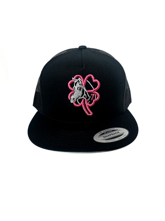 Lucky 7 Pink Clover Hat