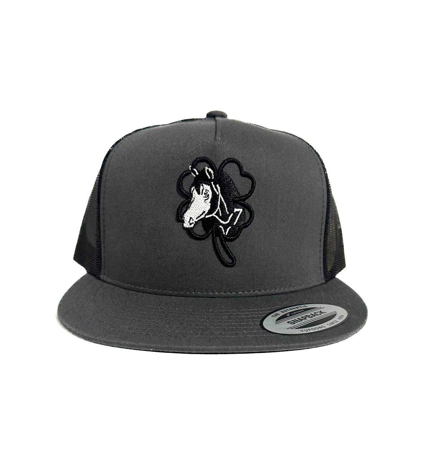 Lucky 7 Charcoal With Black Hat