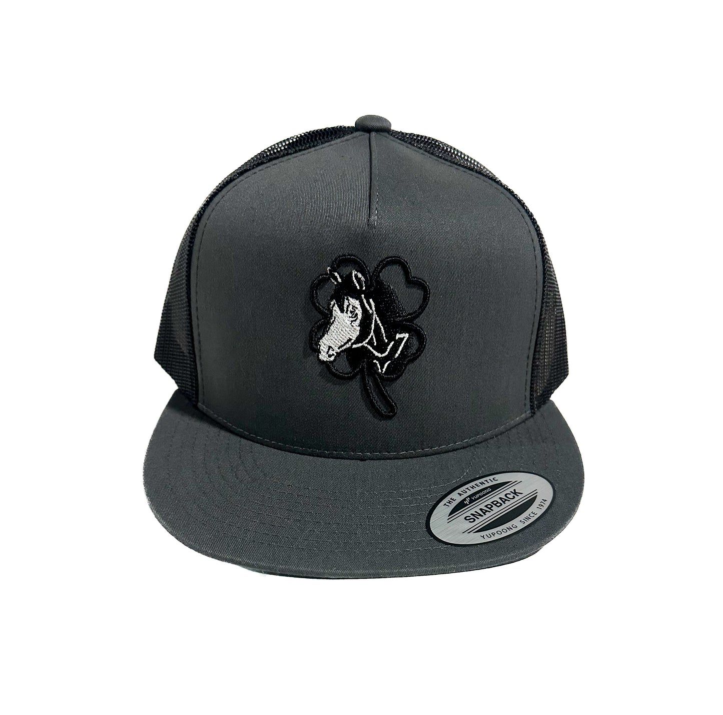 Lucky 7 Charcoal With Black Hat