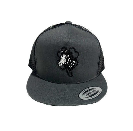 Lucky 7 Charcoal With Black Hat